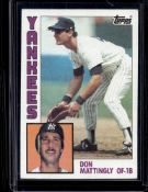 DON MATTINGLY 1984 TOPPS ROOKIE CARD