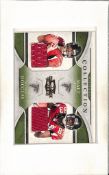 MATT RYAN HARRY DOUGLAS 2008 DONRUSS THREADS DUAL JERSEY ROOKIE