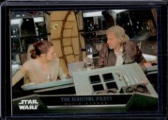 HAN SOLO REY 2015 TOPPS STAR WARS FORCE AWAKENS HOLOFOIL