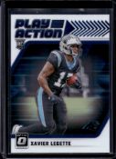 XAVIER LEGETTE 2024 PANINI OPTIC PLAY ACTION ROOKIE CARD