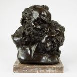 Johannes Wilhelmus Jacobus SCHOUTETEN (1859-1927), bronze 'Le Baiser', signed