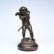 Benoît ROUGELET (1834-1894), bronze sculpture 'Le petit malin', signed