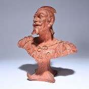 Terracotta bust 'Mephisto, attributed to Dominique Van den Bossche
