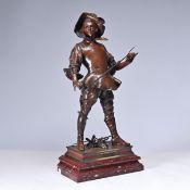 Charles VITAL-CORNU (1851/53-1927), bronze statue of Capitaine Fracasse, signed