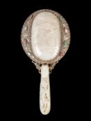 A JADE MIRROR, China, Qing dynasty, 18th / 19th century