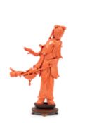 ☼A MOMO CORAL SCULPTURE, China, early 20th century