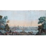 LARGE DECORATIVE WALL PANEL FROM THE SERIES â€œVIEWS OF NORTH AMERICAâ€, Late 19th / early 20th cen