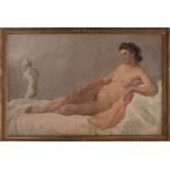 RECLINING NUDE WOMAN, Roman School, 1920sâ€“1930s