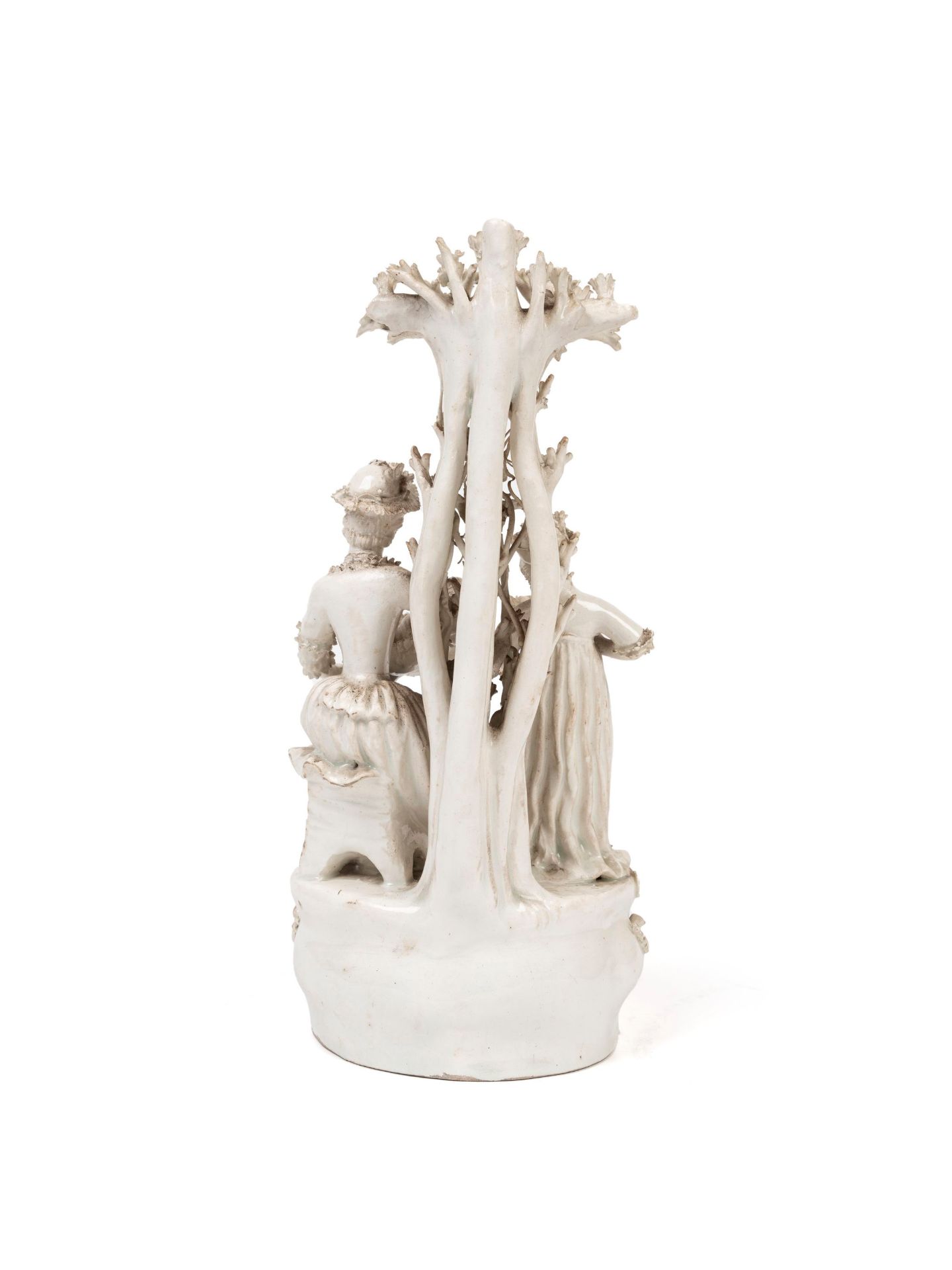A WHITE CERAMIC GROUP, Nove Bassano, 19th century - Bild 2 aus 3