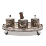 SILVER INKWELL, 19th century