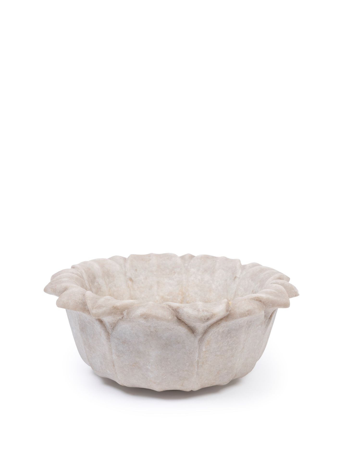 LOT COMPRISING TWO INDIAN ANTIQUE MARBLE SCULPTURES, - Bild 4 aus 5