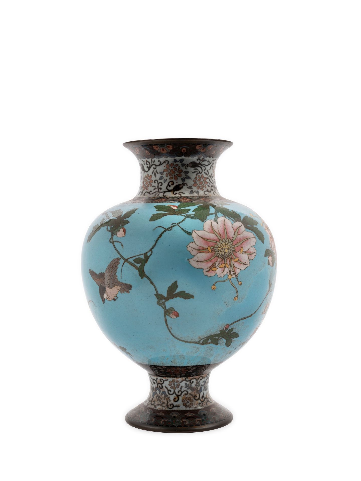 A CLOISONNÃ‰ VASE, Japan, Meiji period (1868-1912) - Bild 2 aus 2