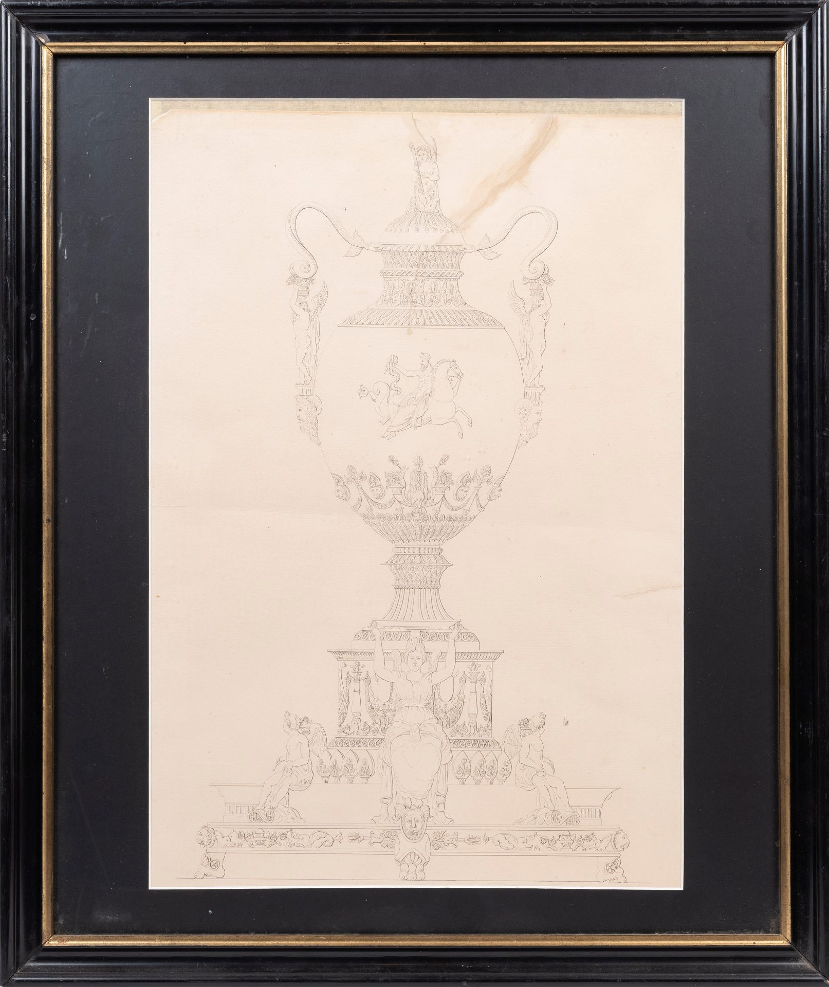 CHARCOAL ON PAPER, 18th / 19th century