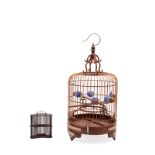 A BIRDCAGE WITH WATERPOTS, China, 20th century