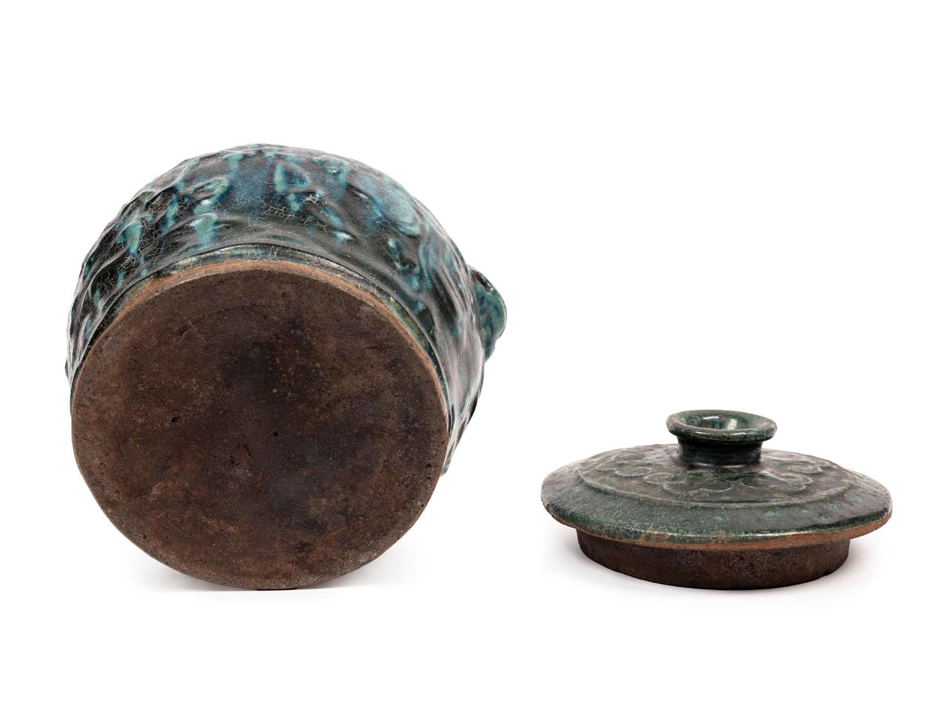 GLAZED CERAMIC VASE, China, 17th century - Bild 3 aus 3