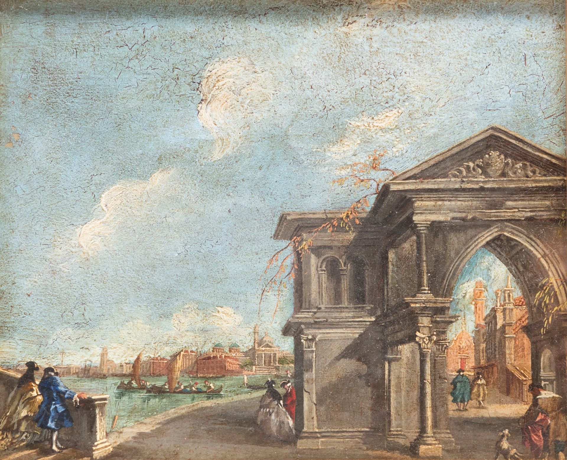 VIEW OF VENICE, Italian school, 19th century - Bild 2 aus 3