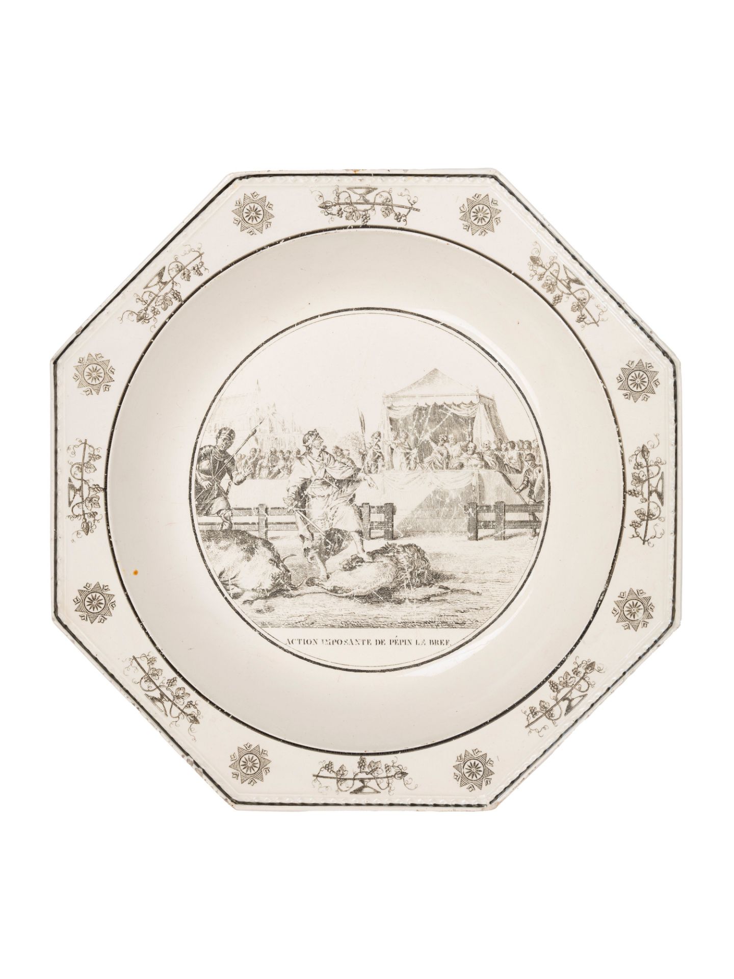 SIXTEEN CREIL THÃ‰ODORE PLATES, France, early 20th century - Bild 16 aus 18