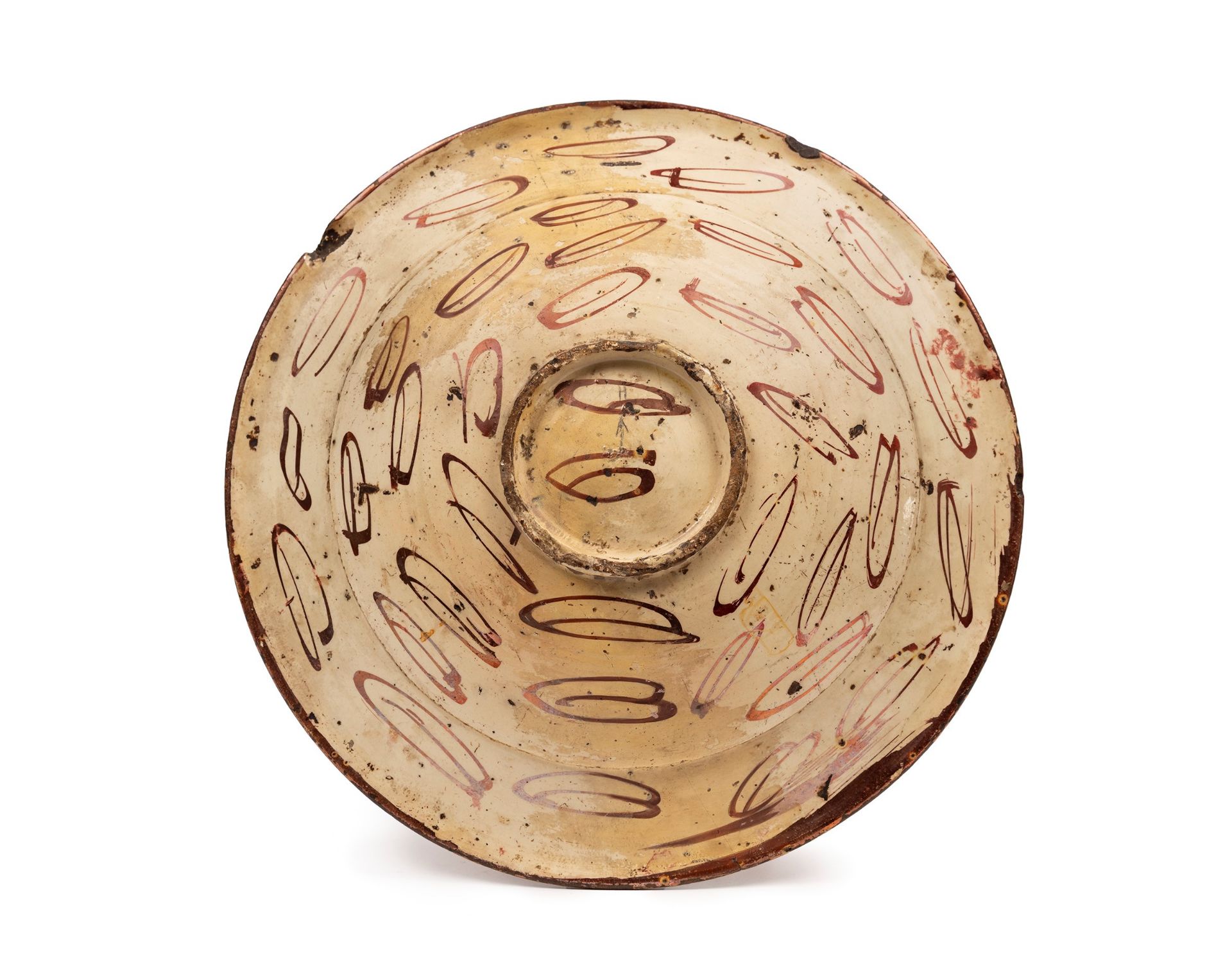 LUSTRE-GLAZED CERAMIC PLATE, Manises, Valencia, 17th century - Bild 2 aus 2