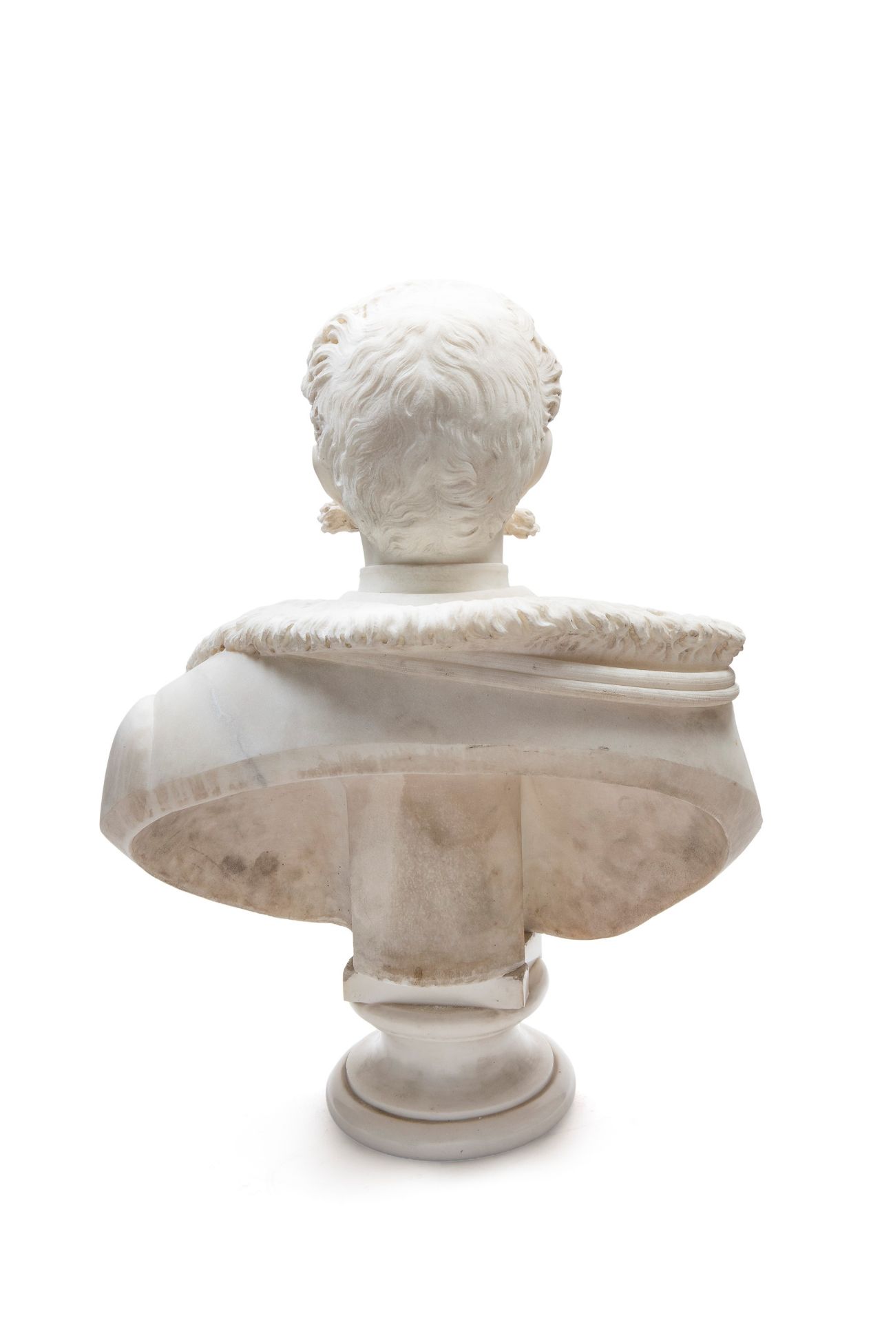 IMPORTANT PAIR OF MARBLE BUSTS, Italian School, late 19th century - Bild 3 aus 5