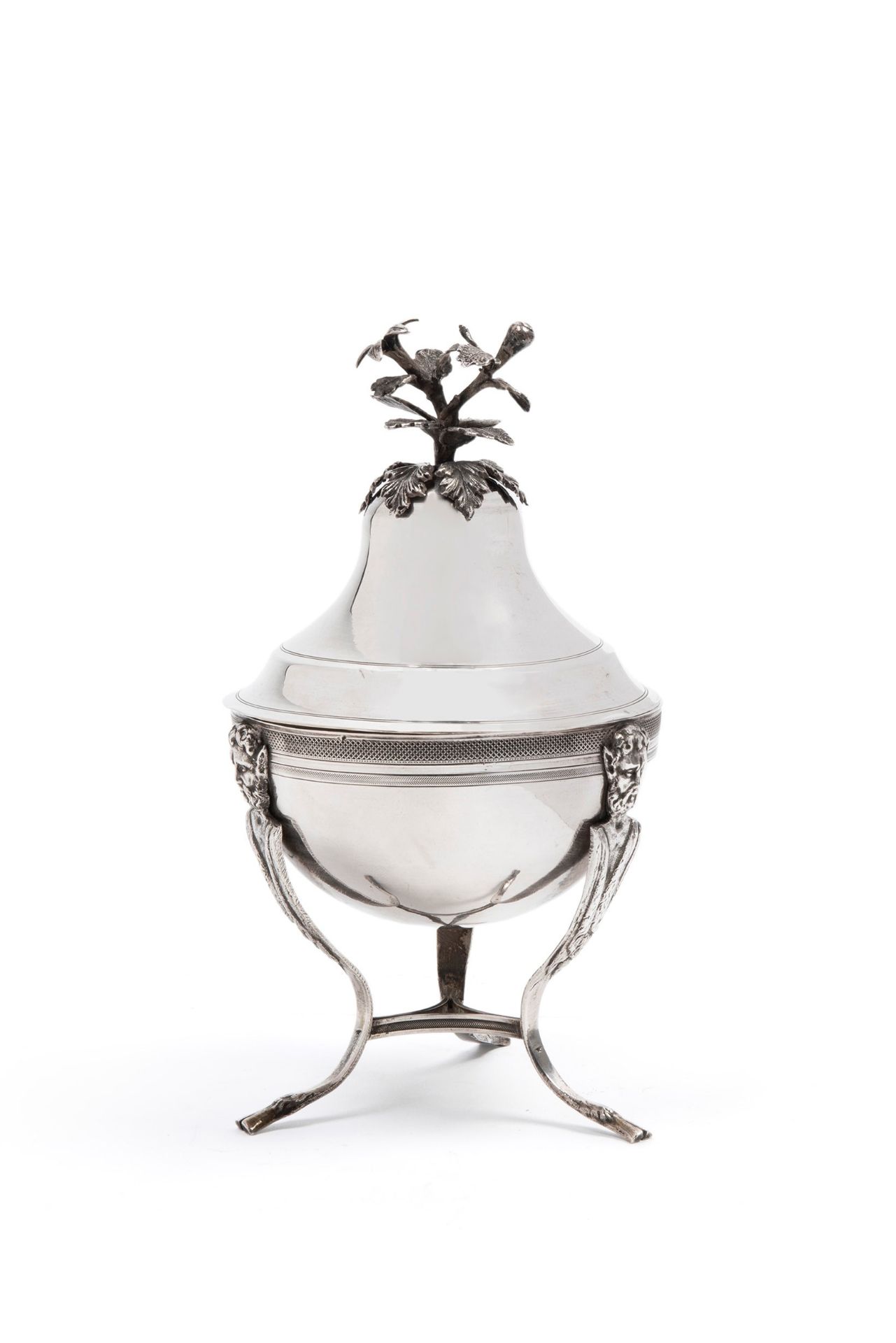 SILVER SUGAR BOWL, Milan, 18th century