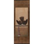 A PAINTED PAPER PANEL, Japan, Meiji period (1868-1912)