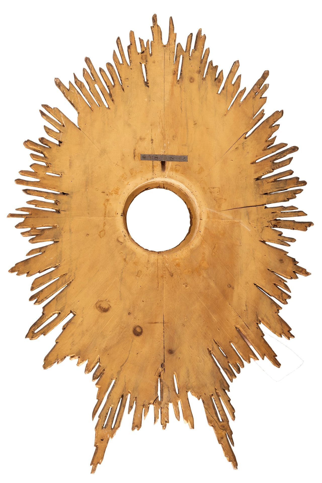 SUNBURST CARVED AND GILDED WOODEN FRAME, 19th century - Bild 2 aus 2