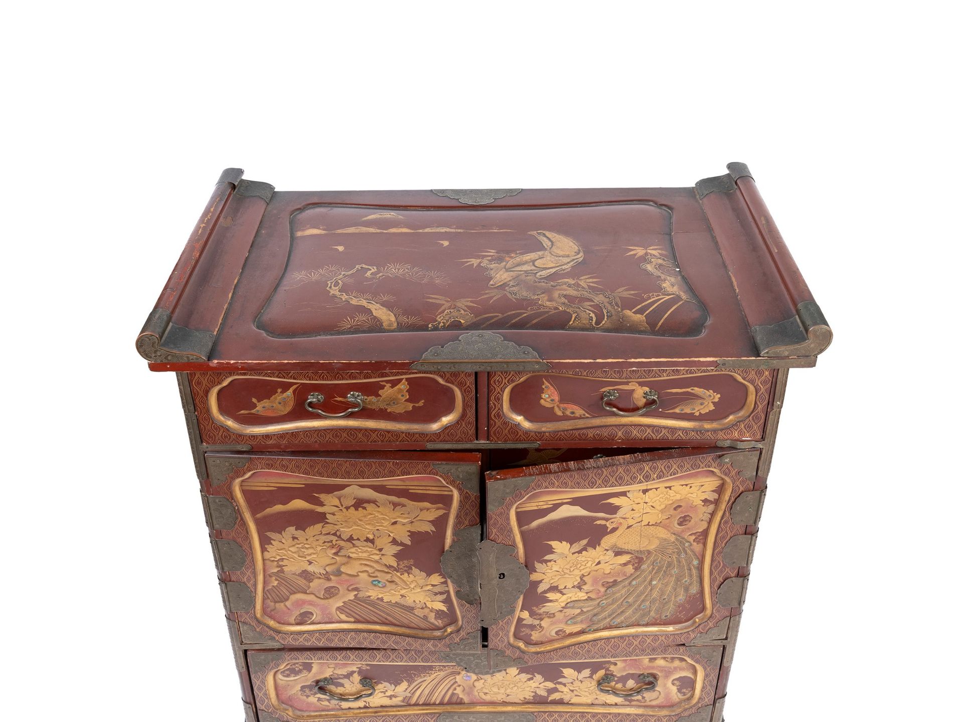 A LACQUERED CABINET, Japan, Meiji period (1868-1912) - Bild 5 aus 6