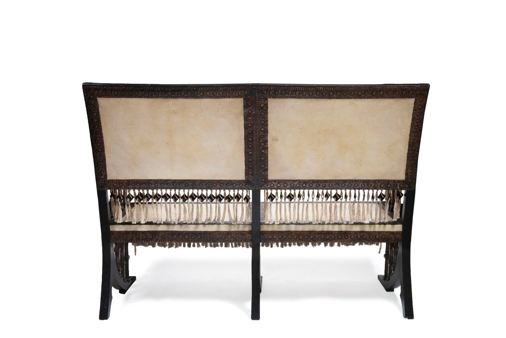 RARE TWO-SEAT SETTEE, Around 1905 - Bild 7 aus 7