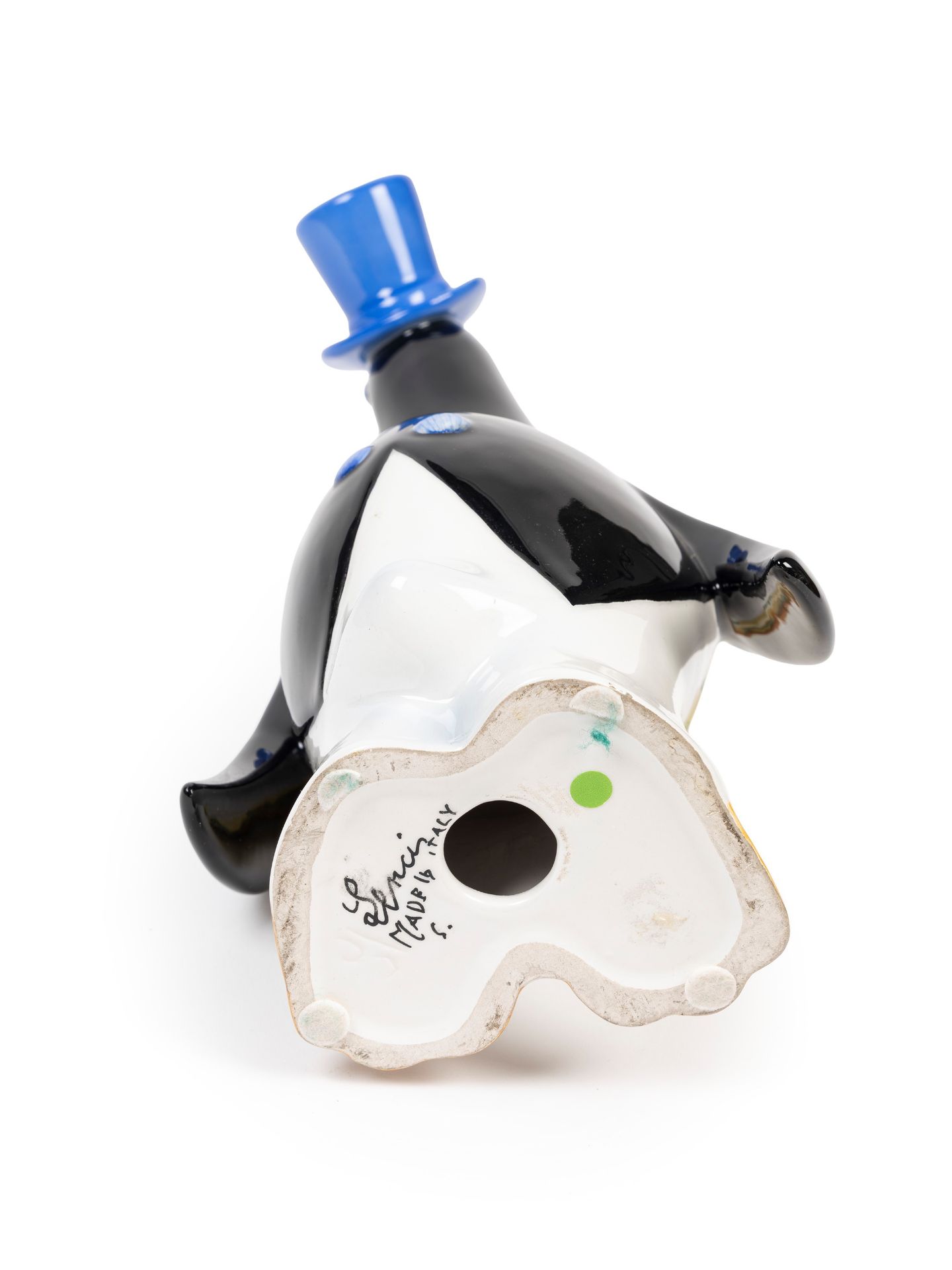 POLYCHROME EARTHENWARE SCULPTURE DEPICTING PENGUIN, Turin, c. 1950 - Bild 3 aus 3