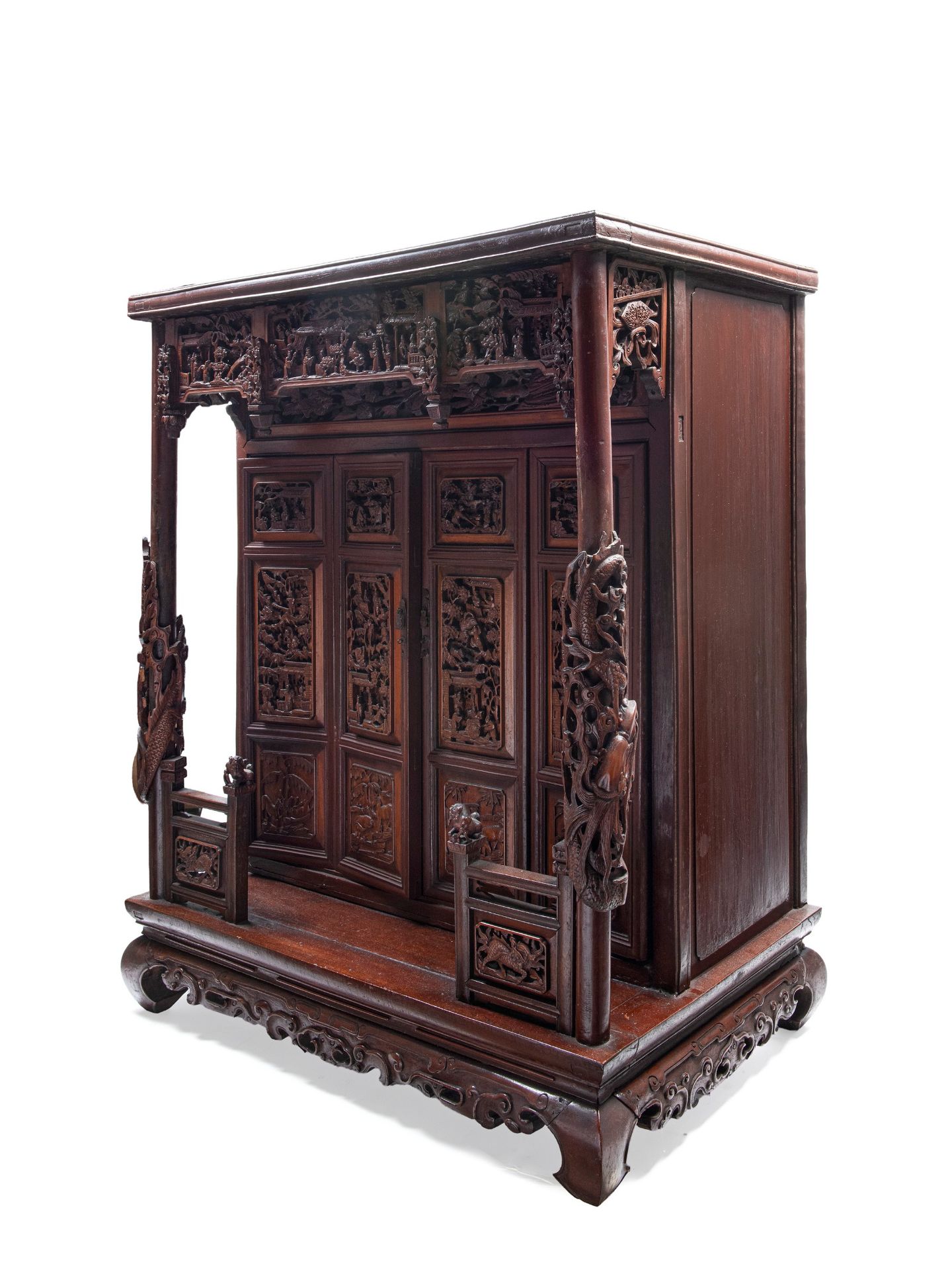 WOODEN TEMPLE, China, 19th century - Bild 3 aus 3