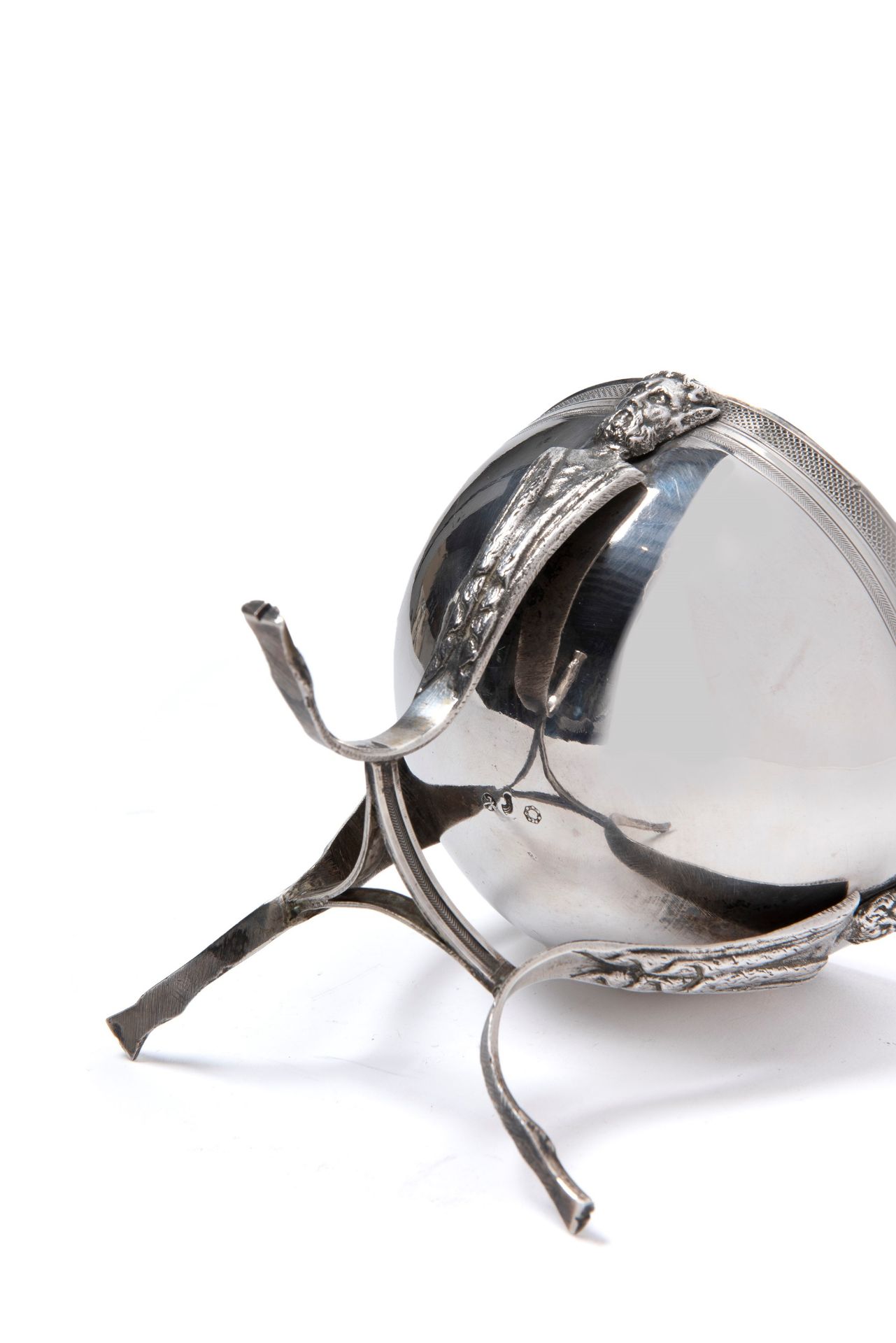 SILVER SUGAR BOWL, Milan, 18th century - Bild 3 aus 4