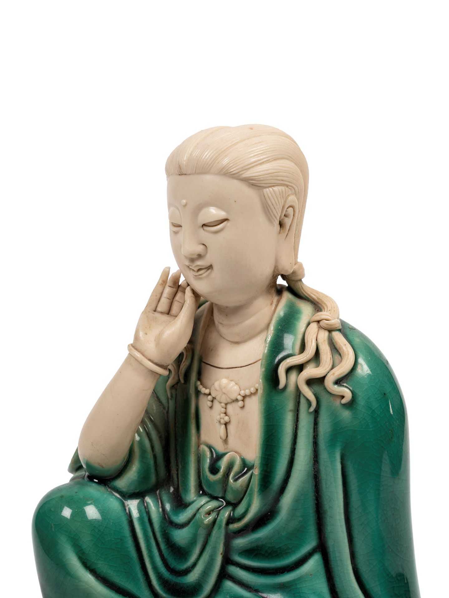 A PORCELAIN GUANYIN , China, 20th century - Bild 5 aus 7