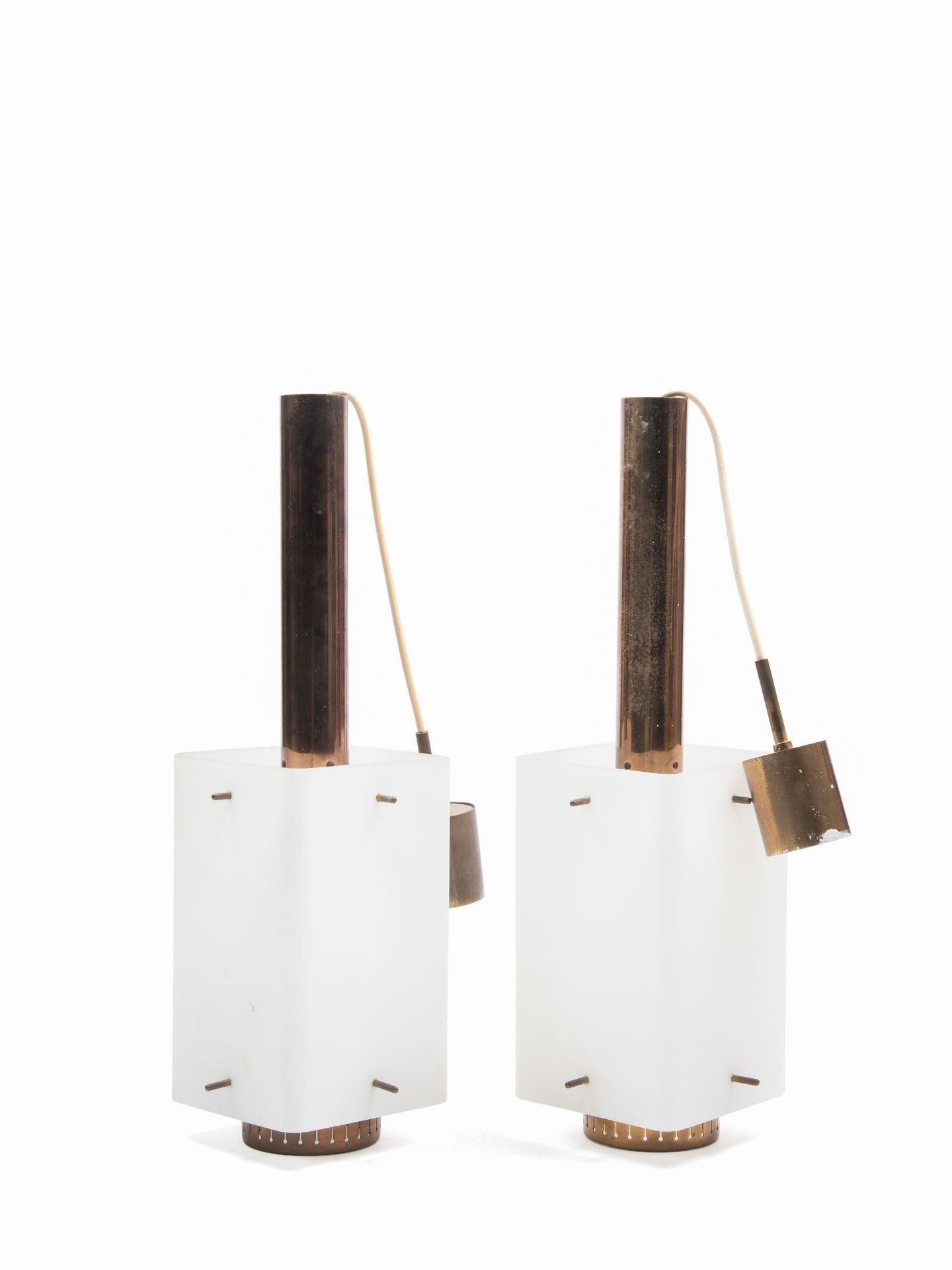 TWO-LIGHT CHANDELIERS, 20th century - Bild 2 aus 4