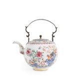 A PAINTED ENAMEL TEA-KETTLE, China, Qing dynasty, 18th century