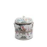 A FAMILLE ROSE PORCELAIN POTICHE, China, Qing dynasty, 19th century