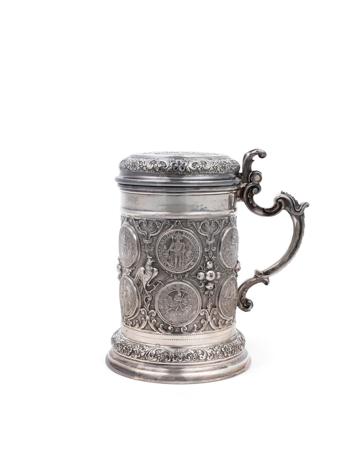 SILVER TANKARD, Milan, 20th century - Bild 2 aus 3