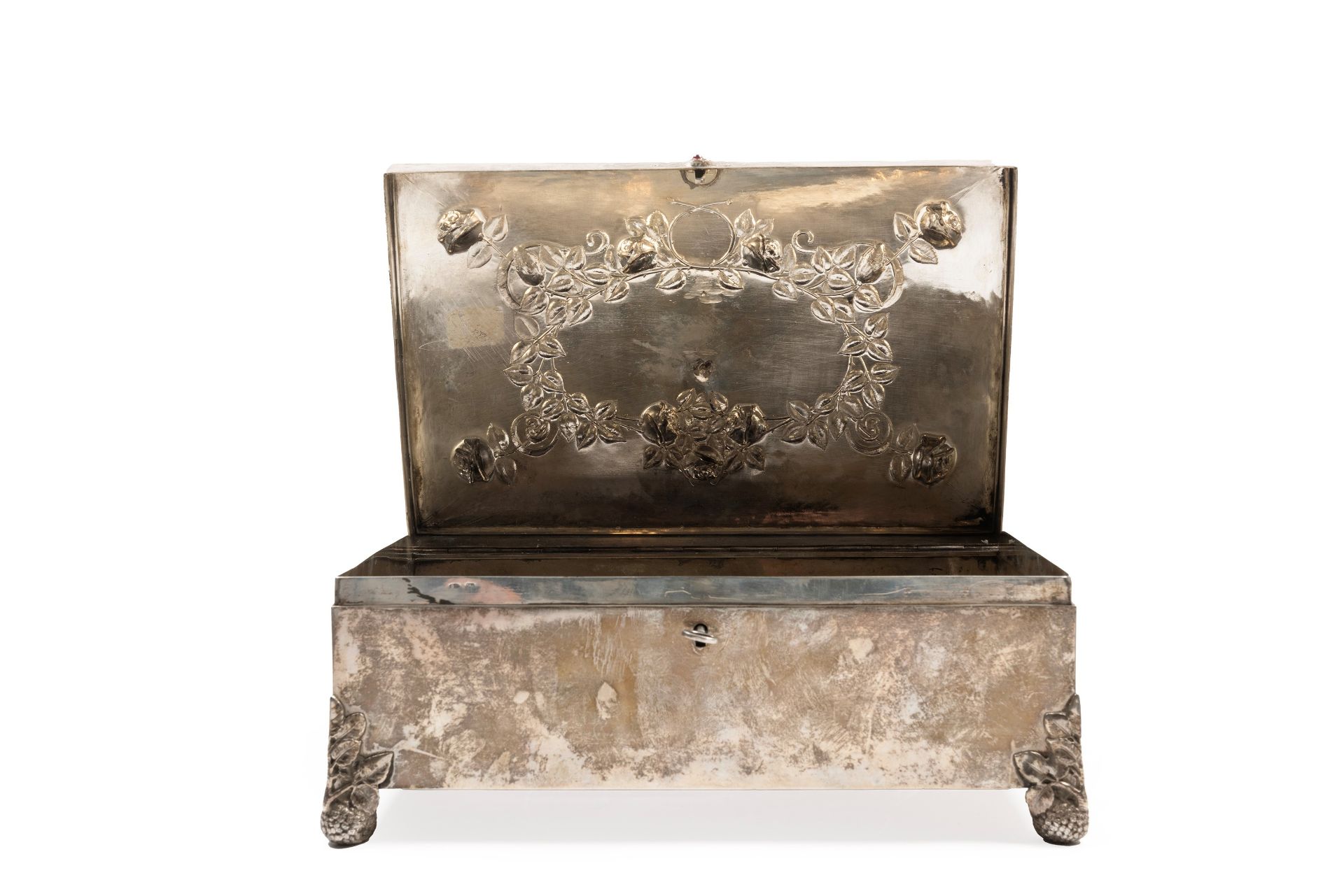 RECTANGULAR SILVER BOX, Russia, early 20th century - Bild 3 aus 4