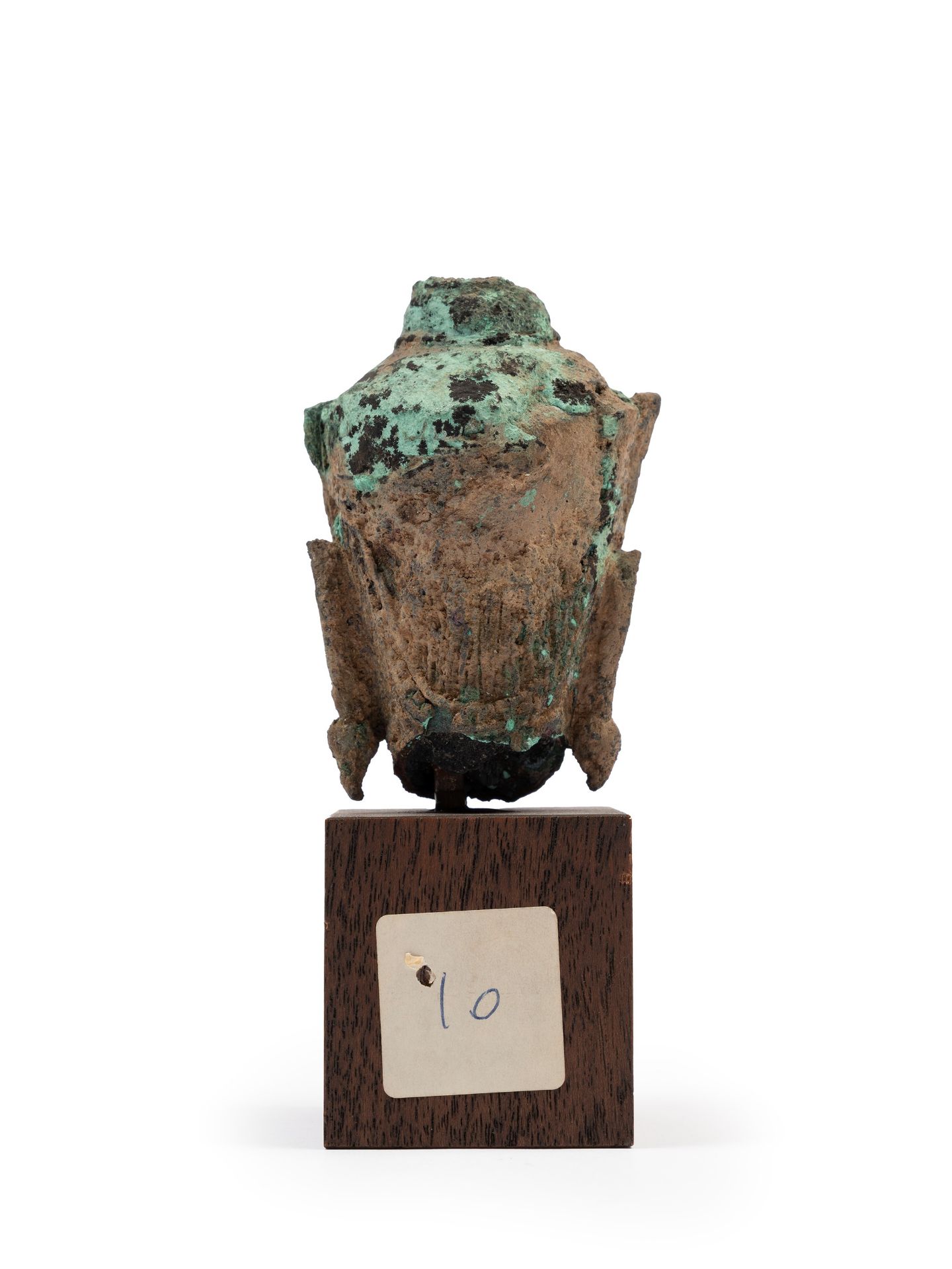 A BRONZE FIGURE OF BUDDHA SHAKYAMUNI, Thailand, 17th / 18th century - Bild 2 aus 2