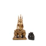 TWO SCULPTURES, 20th century