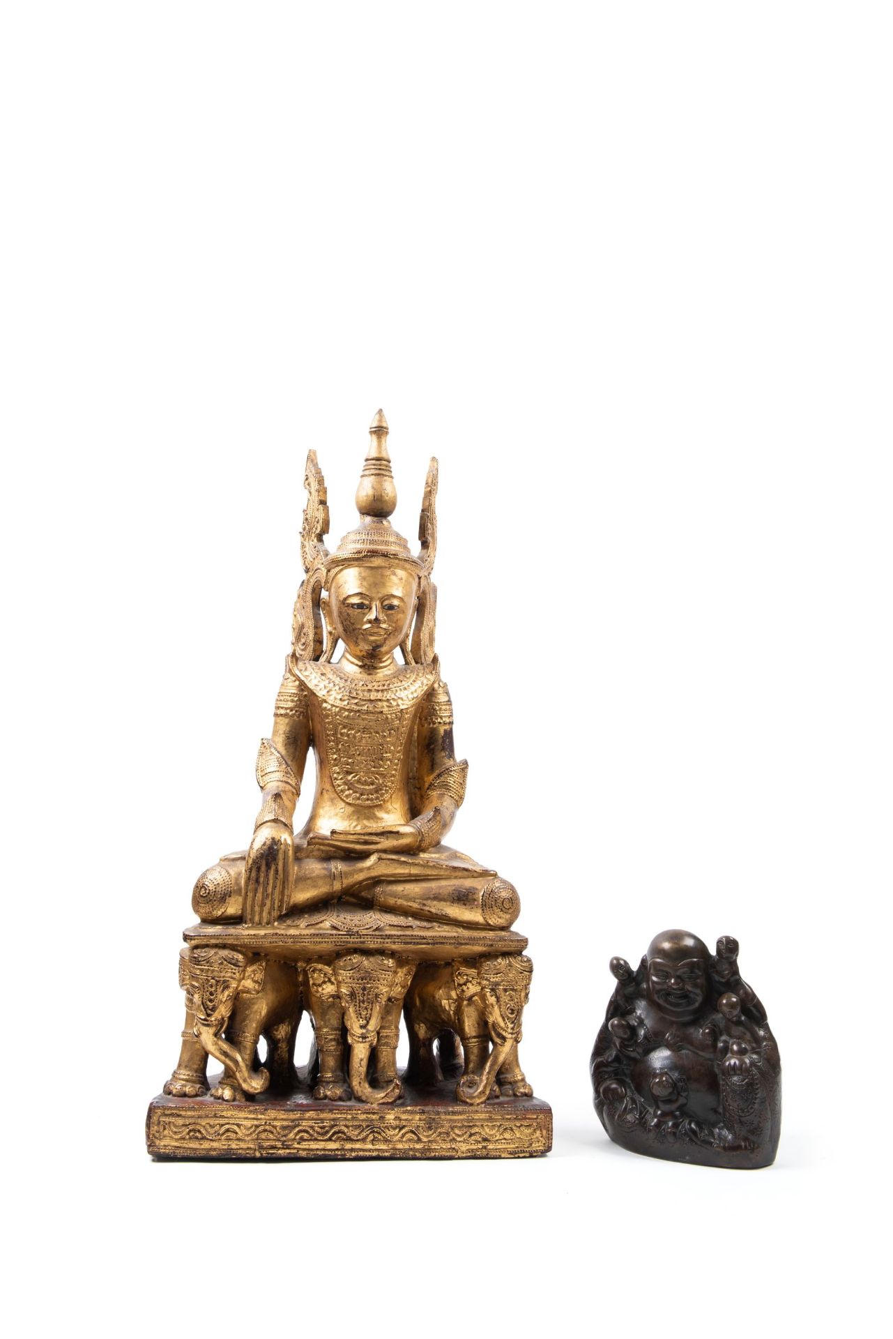 TWO SCULPTURES, 20th century