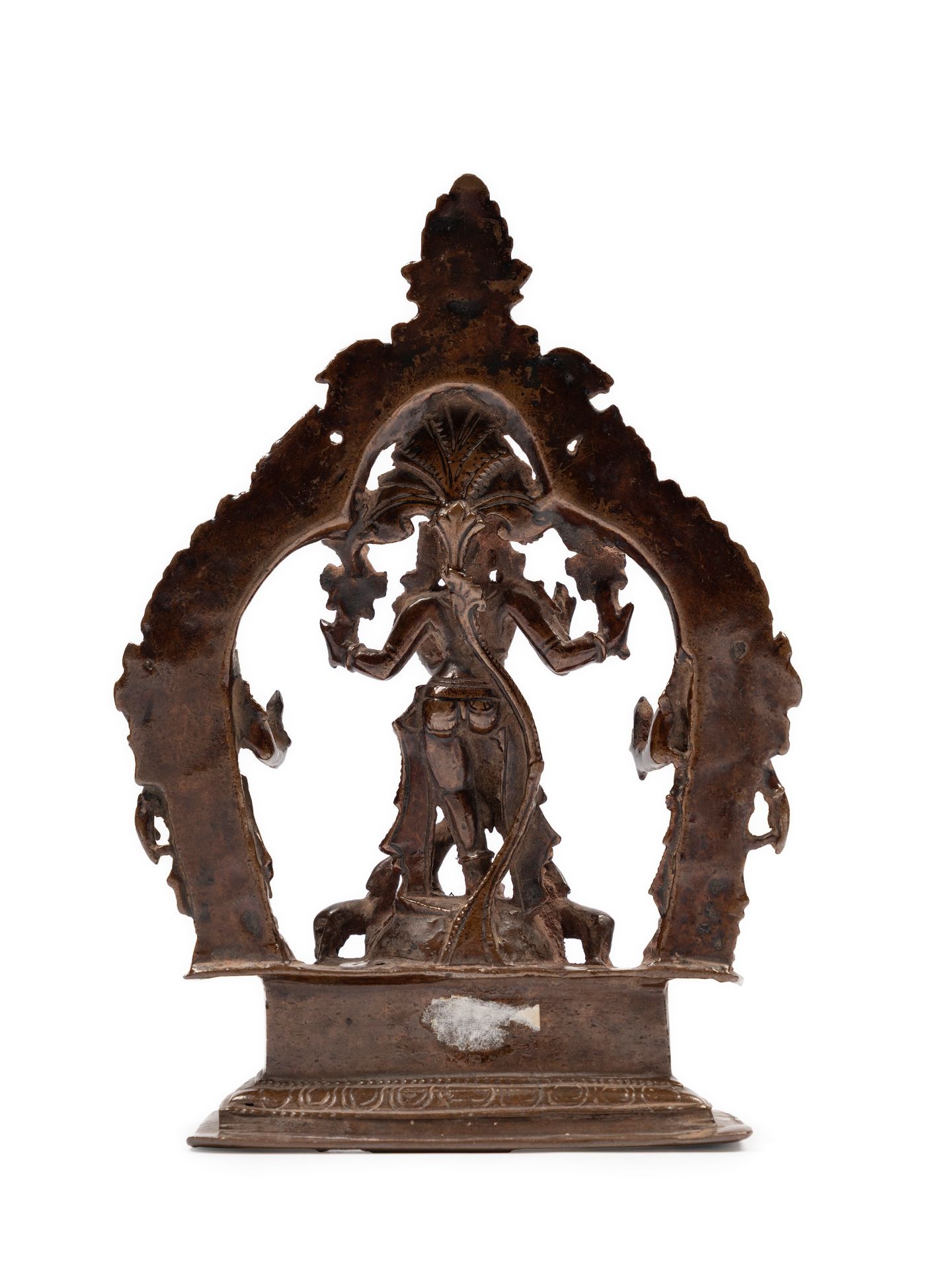 BRONZE SCULPTURAL GROUP, South India, 18th century - Bild 2 aus 3