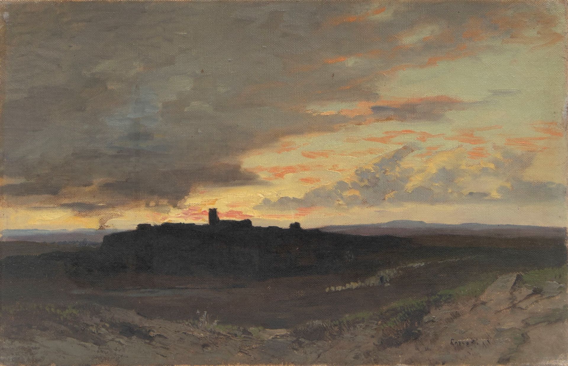 VIEW OF THE ROMAN COUNTRYSIDE, - Bild 2 aus 3