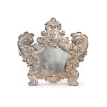 A LARGE SILVER CARTAGLORIA ON WOODEN CORE, Venice, 18th century