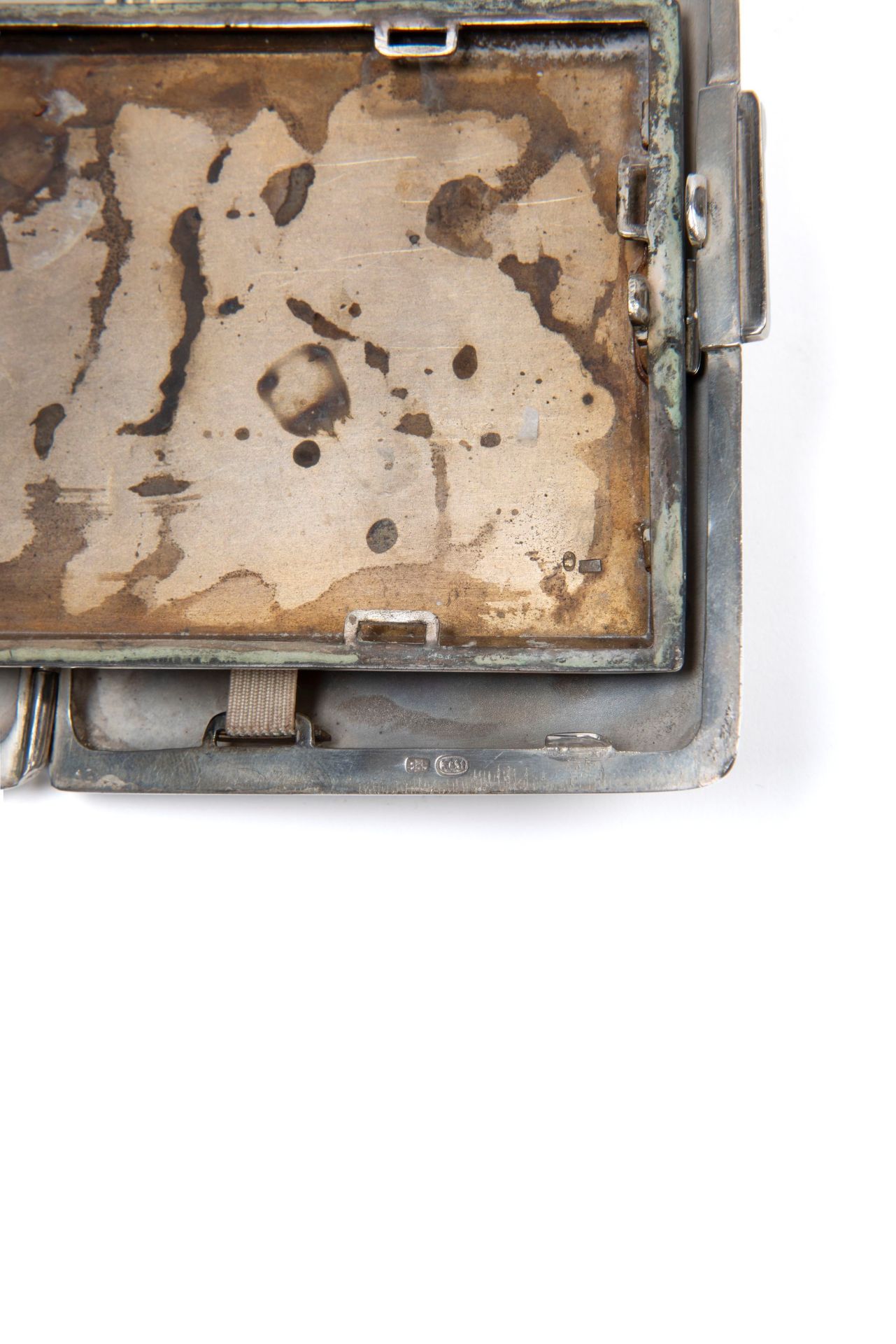 TWO SILVER CIGARETTE CASES, 20th century - Bild 4 aus 4