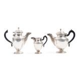 SILVER TEA SERVICE, 20th century
