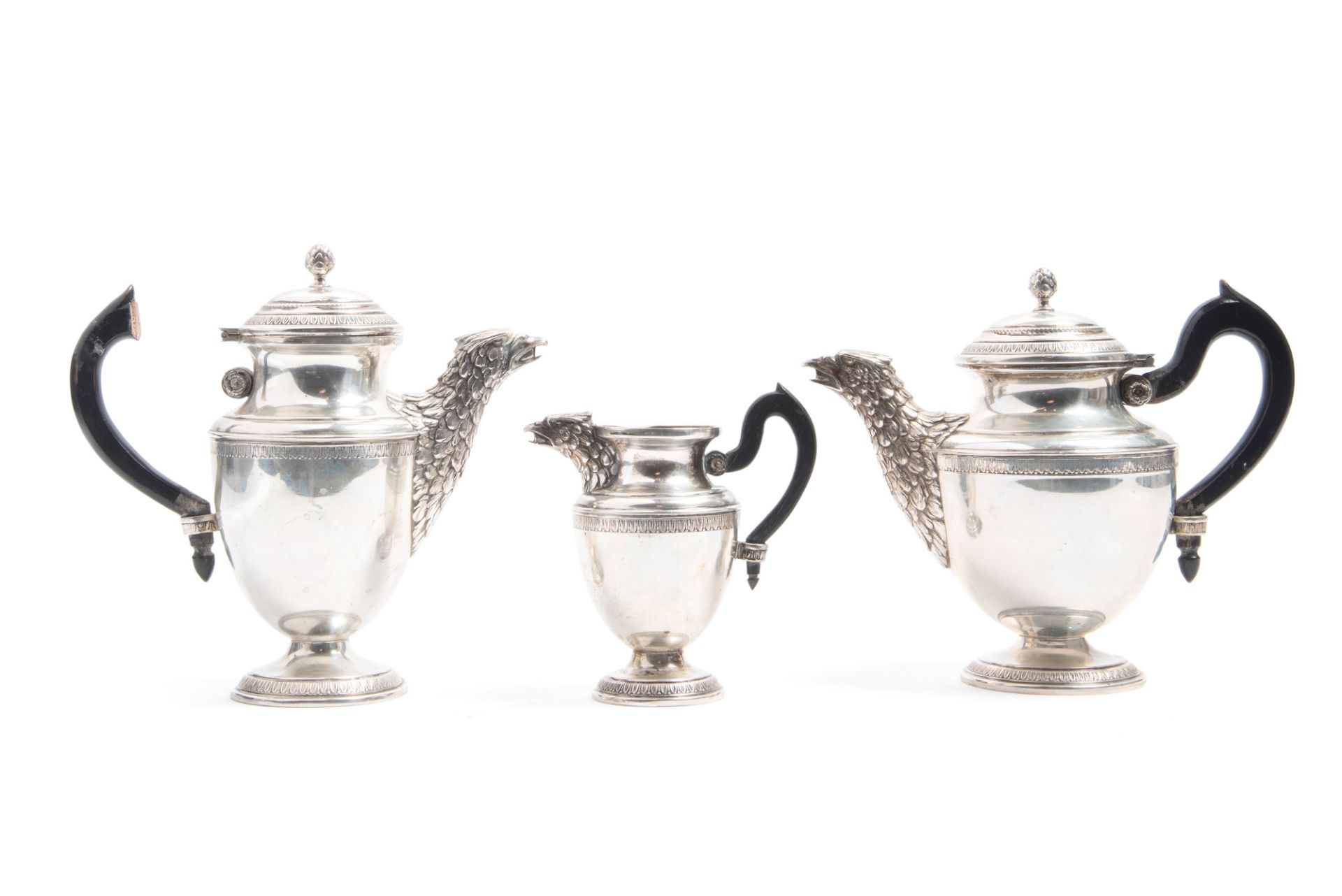 SILVER TEA SERVICE, 20th century