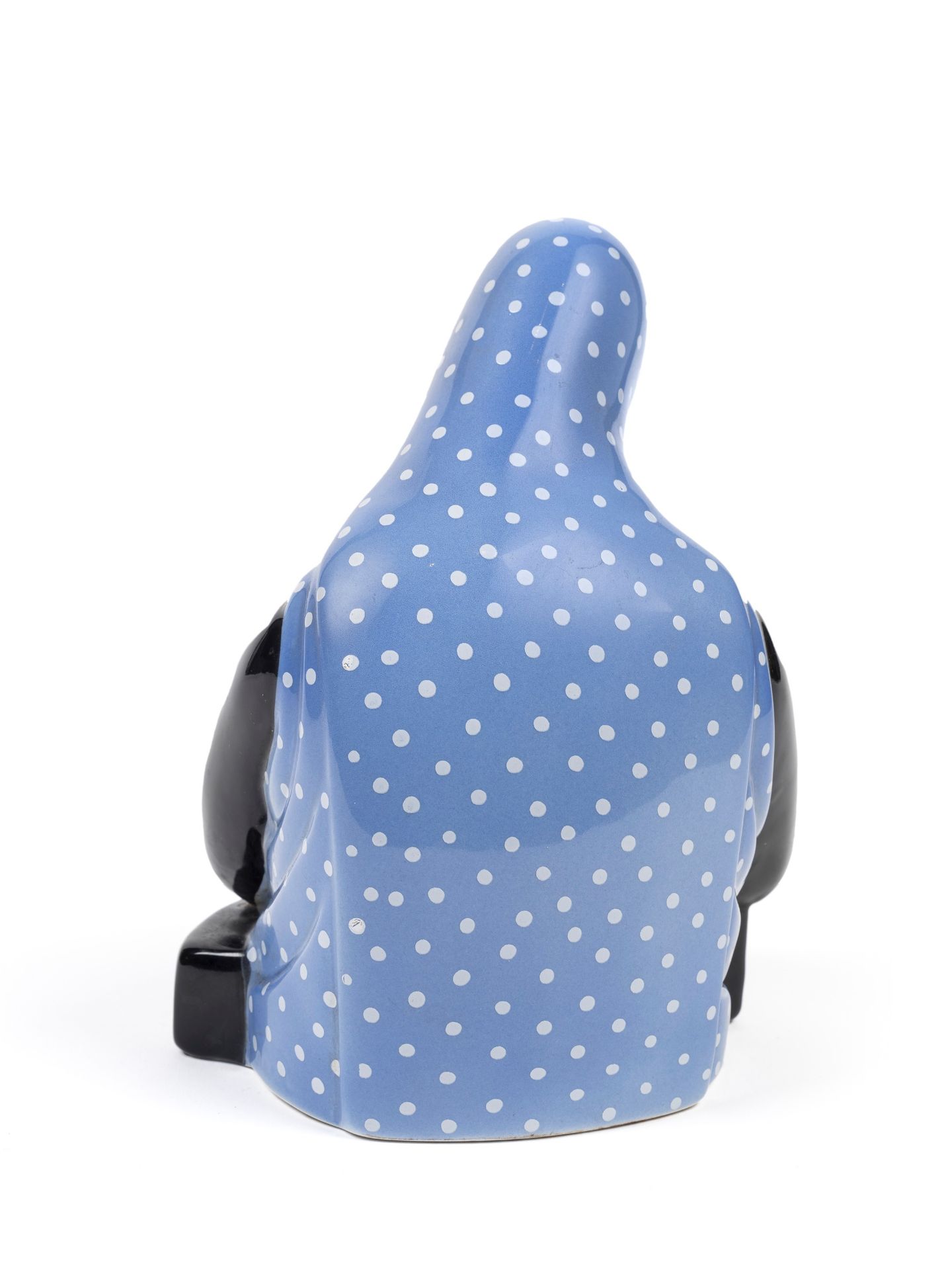 POLYCHROME EARTHENWARE SCULPTURE DEPICTING MADONNA, Turin, 1934 - Bild 2 aus 3