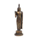 Bronze sculpture depicting a Kandyan Buddha, Sri Lanka, 19th century