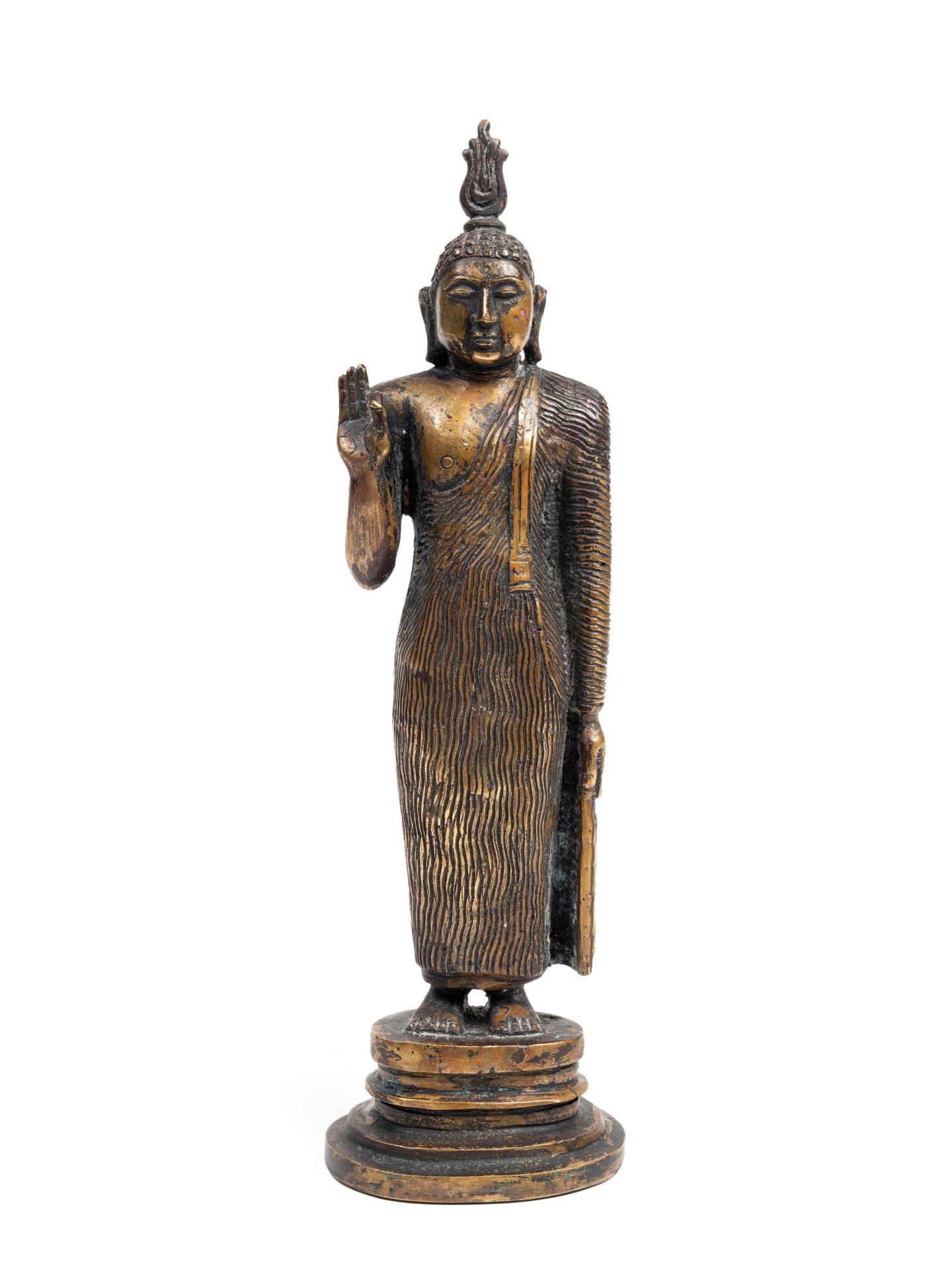 Bronze sculpture depicting a Kandyan Buddha, Sri Lanka, 19th century