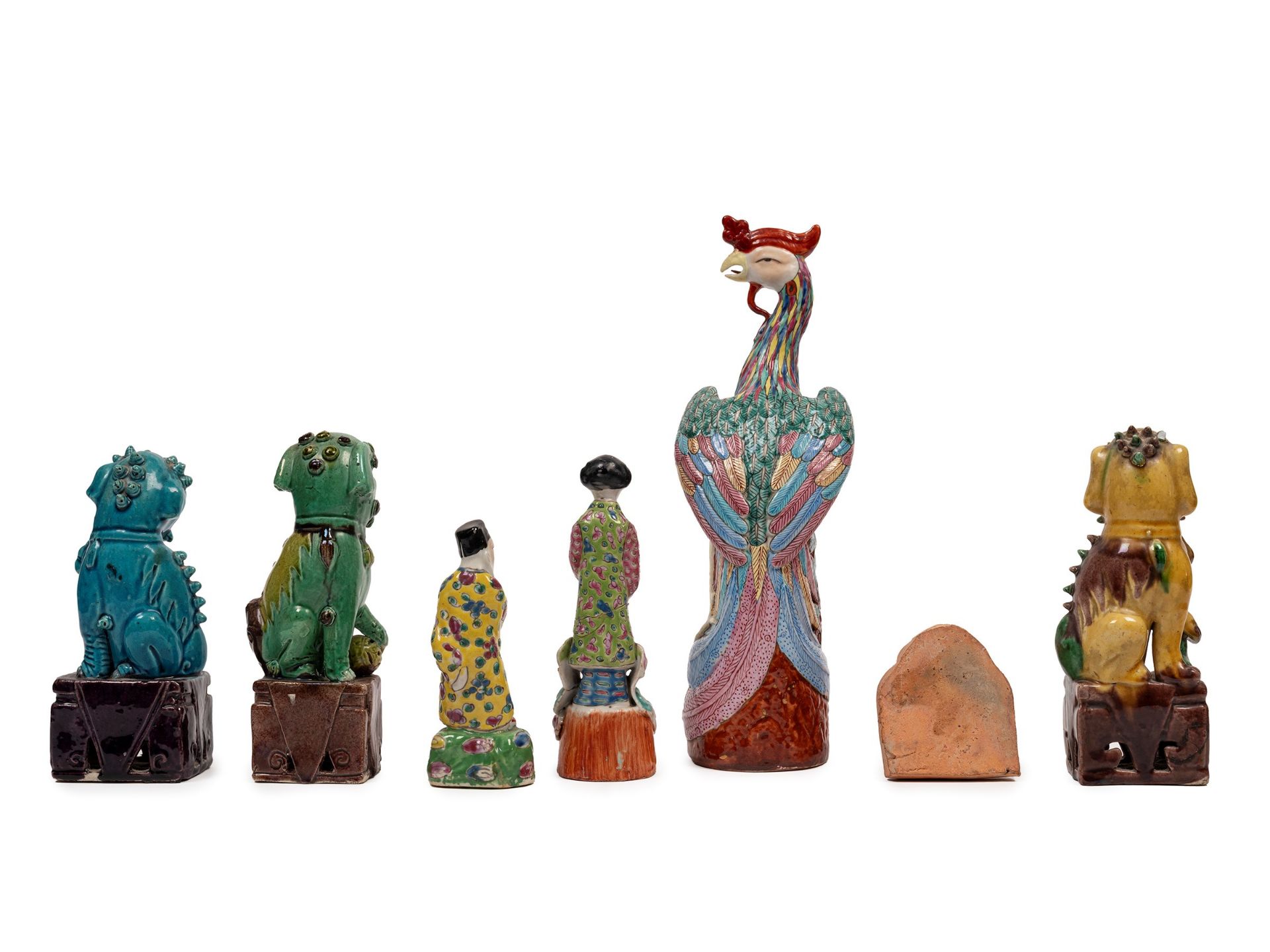 SEVEN SCULPTURES, China, 20th century - Bild 2 aus 2